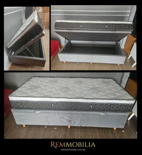 CAMA BOX BAÚ SOLTEIRO - NOVa / ENTREGAMOS