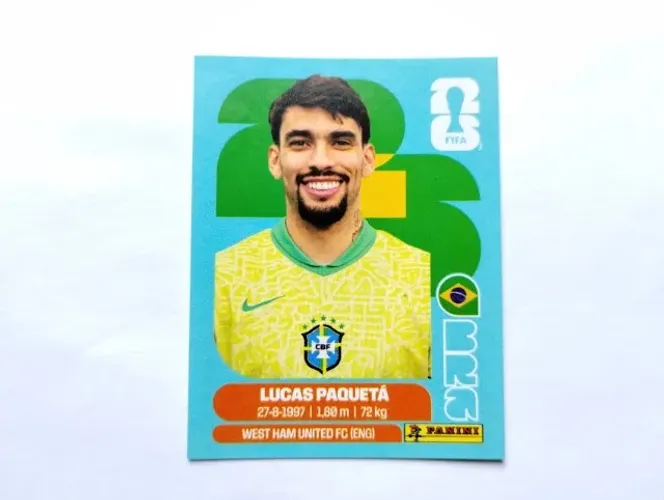 Figurinha Copa 2026 - Paquetá