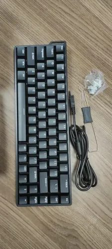 Teclado Magnético Aula Hero 68 He Preto Rgb Preto Inglês Internacional