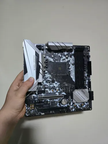 Placa mãe B450M STEEL LEGEND