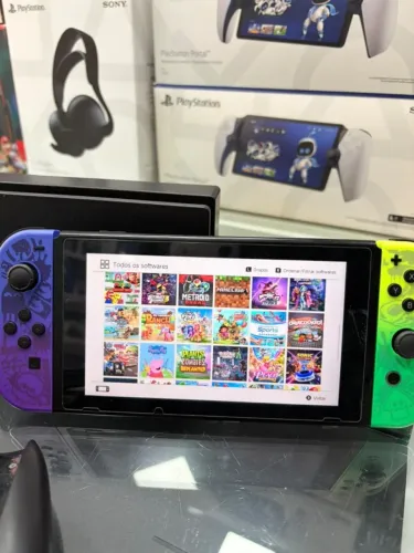 Nintendo Switch v2 com jogos algumas marcas de uso -- faço envio