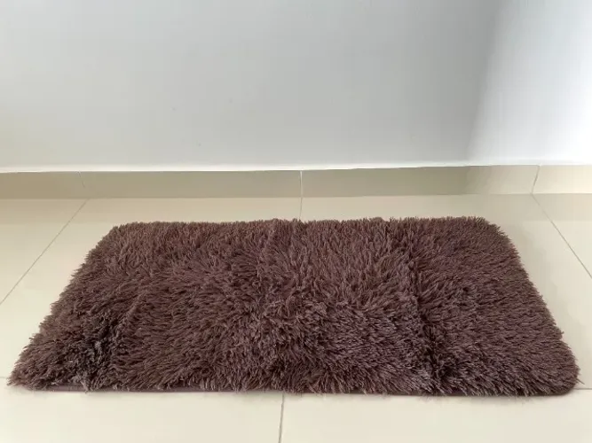 Tapete Felpudo Marrom 100 x 50