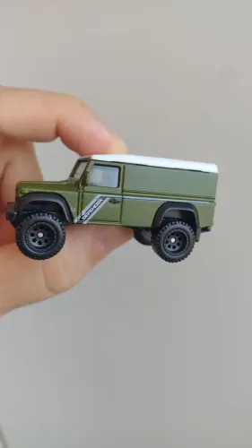 Carrinho Hotwheels Land Rover Defender 110 Hard Top Verde Premium Loose Novo 1:64