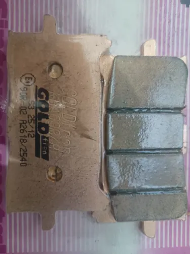 Jogo pastilha dianteira para Africa Twin, CB 650 e X ADV marca Gold Fren sinterizada impor