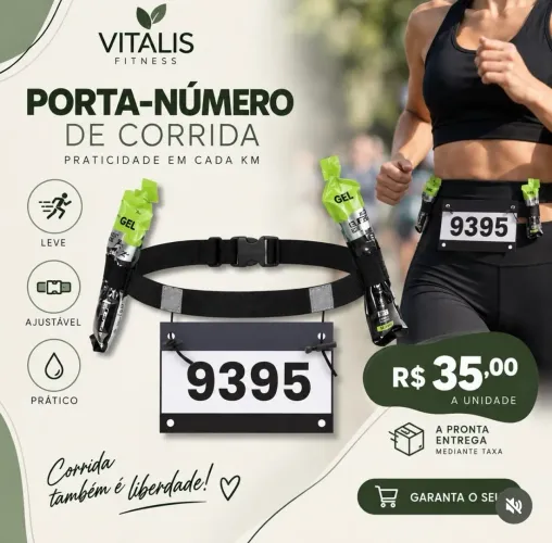 Porta número de corrida