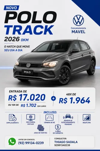 Volkswagen Polo Track 1.0 Flex 12V 5P 2026