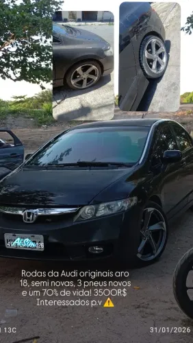 Rodas Aro 18 da Audi