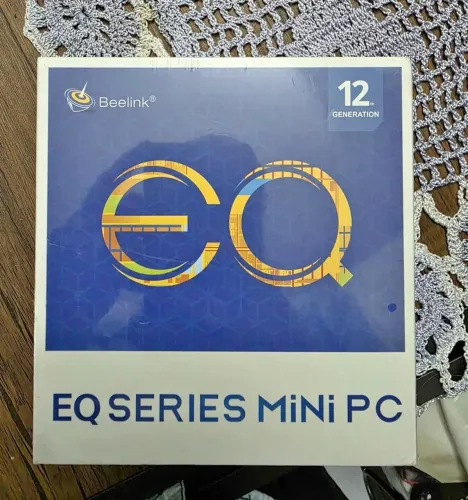 Beelink Mini PC EQ12, 16gb de Memória RAM DDR5, NVME 512gb, Intel 12ª N100 - Novo/Lacrado