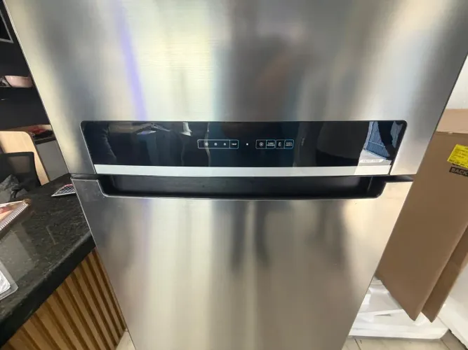Geladeira Midea inverter Inox