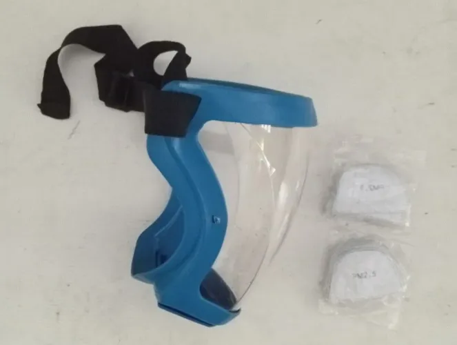 MÁSCARA DE PROTEÇÃO VISOR EM ACRÍLICO COM 20 FILTROS 