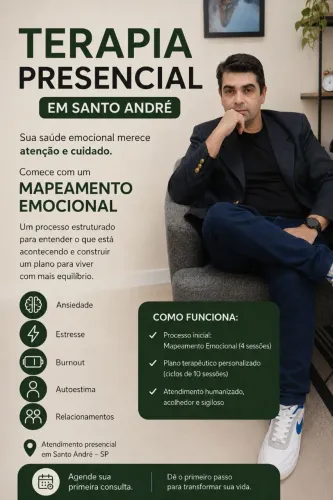Terapia presencial - psicólogo - sua mente está sobrecarregada?