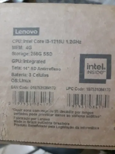 Notebook Lenovo