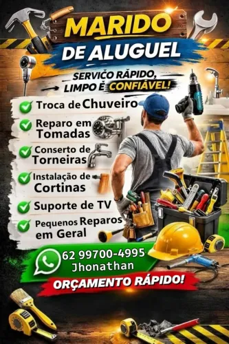 MARIDO DE ALUGUEL EM GOIÂNIA E REGIÃO
