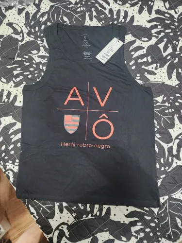 Camiseta Avô Herói Rubro-negro G