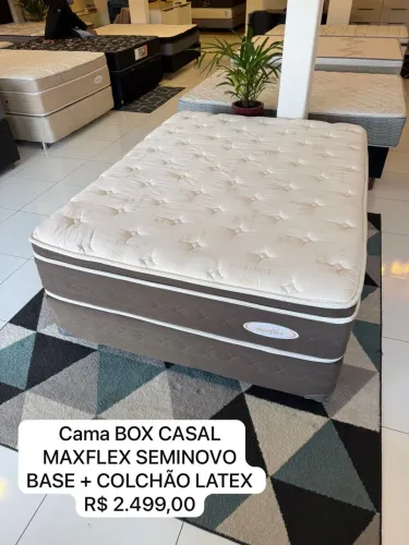 Cama box Casal MAXFLEX SEMINOVA TOP - ENTREGAMOS