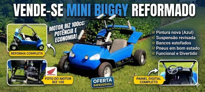 Mini Buggy recém reformado