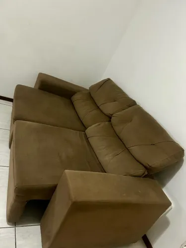 SOFÁ RECLINÁVEL MARROM