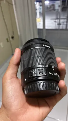 Lente Canon 18-55mm lente do kit