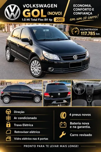 Volkswagen Gol Geração V 1.0 8V MI Total Flex Mec. 4P 2011