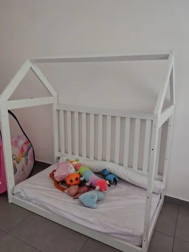 Berço cama com colchão 