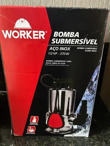 Bomba Submersível Worker Inox 1/2 HP - 127V | Estado de Nova