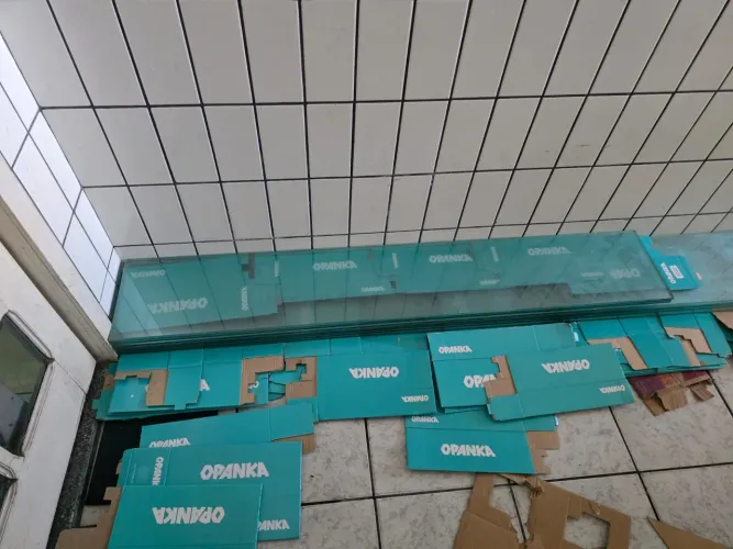Peças de vidro