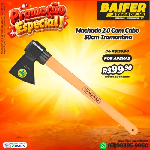 Machado 2.0 Com Cabo 50cm Tramontina