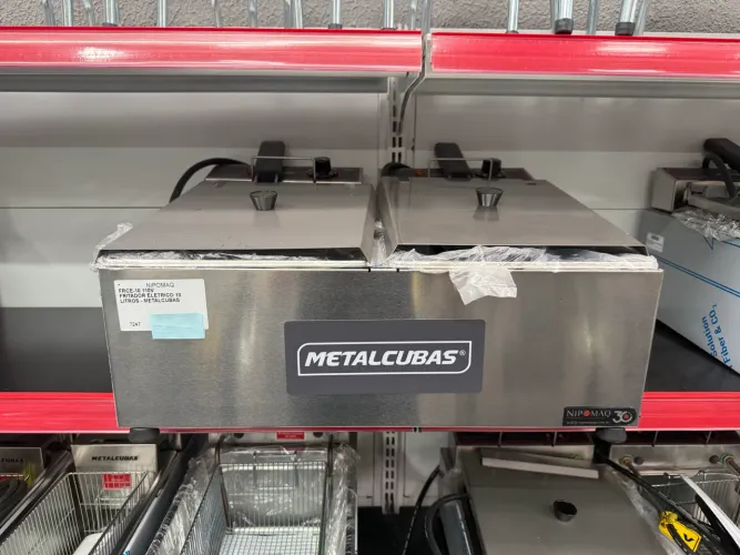 FRCE-10 FRITADOR ELÉTRICO 10 LITROS - METALCUBAS