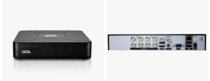 DVR giga Full HD 8 canais com HD de 500 GB