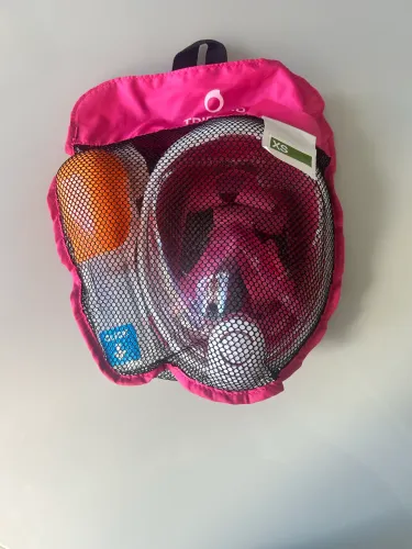Máscara de Mergulho Snorkel rosa