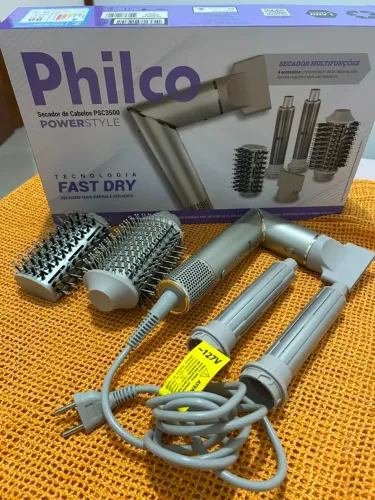 Secador de Cabelos Philco Power Style PSC3500 - 4 em 1.