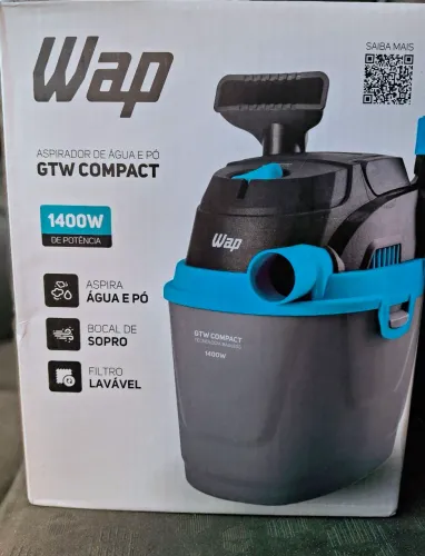 Aspirador pó e água Wap compact 6 litros