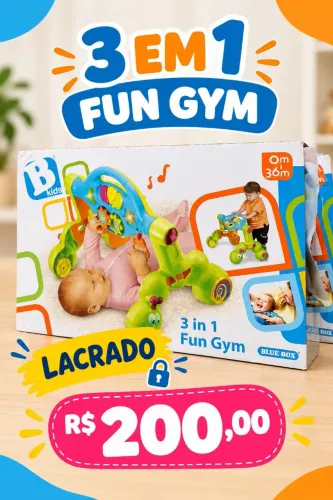 ? 3 EM 1 FUN GYM - BLUE-BOX ?