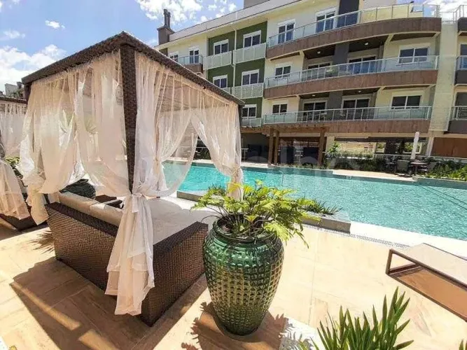 Apartamento para Venda em Florianópolis, Campeche, 1 dormitório, 1 suíte, 2 banheiros, 1 v