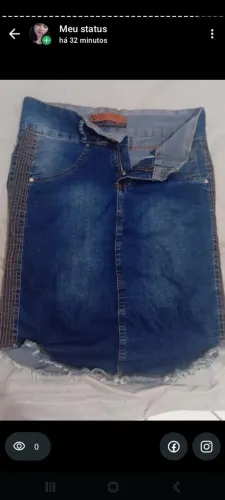 Saia jeans moda evangelica
