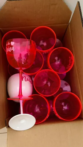 Taça para casamento/ despedida solteiro