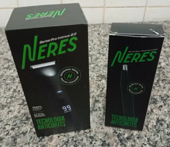 Kit Neres BarberPro Intimus 2.0 + Aparador Nariz/Sobrancelha ? R$ 430