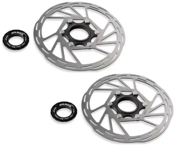 Par de discos de freio Zrace 160mm novos com porca