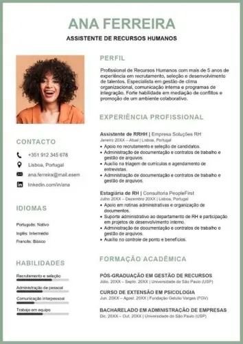 Currículos e documentos em PDF