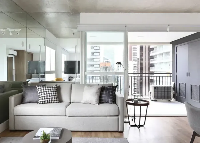 Para Locação com 63m² e 1 Dormitório, no Brooklin, São Paulo - SP