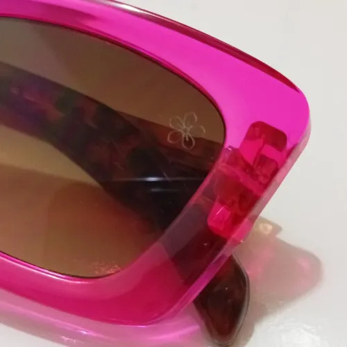 Óculos de Sol Rosa e Haste Tartaruga -UV 400 - da Legrady Select<br>Código: UKSU030866