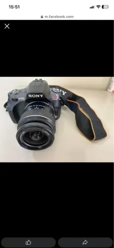 Câmera Sony DSLR-A330 - Semiprofissional - Ótimo estado
