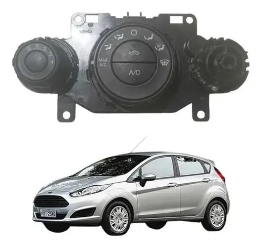 Comando Controle Ar Condicionado Ford Fiesta 2014 C/detalhes