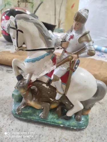 Escultura de São Jorge: