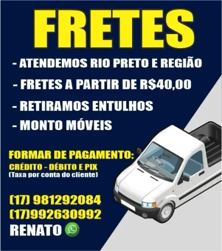 Faço frentes capital e interior de São Paulo