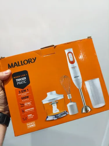 MIXER 3 EM 1 MALLORY TRIKKER PRATIC - 500W