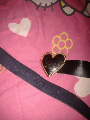 ? Cinto Feminino Fivela Coração | Usado 5 Vezes ? R$ 30,00