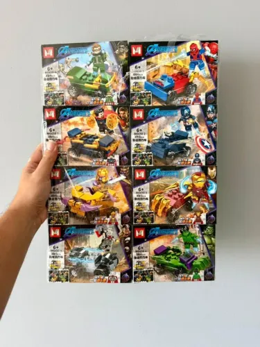 Blocos De Montar Vingadores Tipo Lego