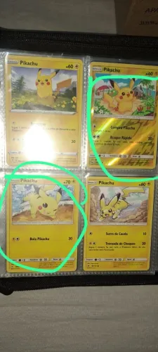 Cartas PIKACHU ORIGINAIS (SOMENTE RETIRADA)