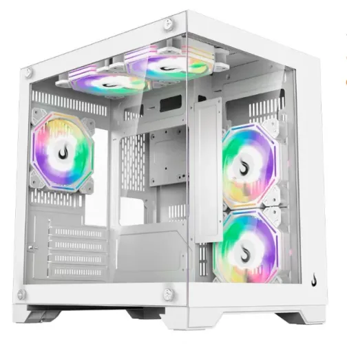 Gabinete Gamer Rise Mode Galaxy Glass M Mini, M-ATX, Vidro Temperado-Loja Fs inforemática